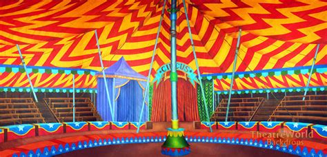 Circus Tent Interior Backdrop Rentals | TheatreWorld®