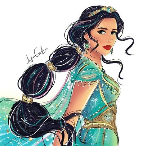 Draw Disney Princess Jasmine