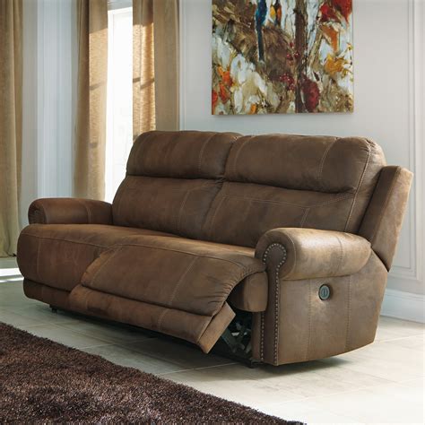 Signature Design by Ashley Austere 2 Seat Reclining Sofa & Reviews ...