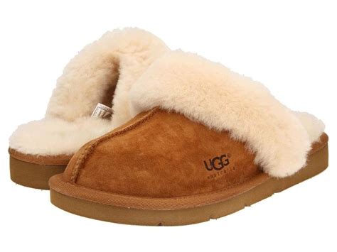 UGG Australia NEW $130 Women's COZY II Sheepskin Leather SLIPPER ...