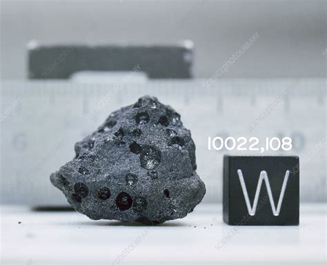 Apollo 11 moon rock sample - Stock Image - C042/9547 - Science Photo ...