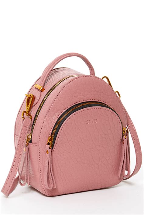 SAN FRANCISCO DUSTY PINK LEATHER BACKPACK | Leather backpack purse ...