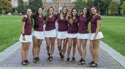 I love this team picture of the University of Montana's Women's Tennis ...