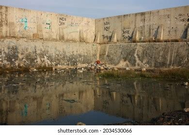 Giant Sea Wall Jakarta Indonesia August Stock Photo 2034530066 ...