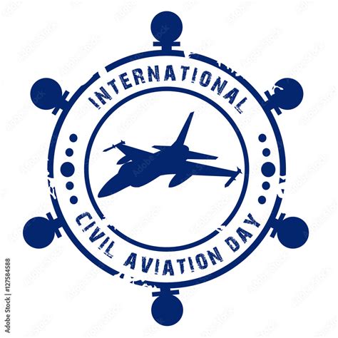 International Civil Aviation Day. Stock Illustration | Adobe Stock