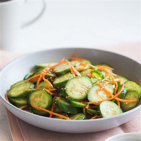 Asian Cucumber and Carrot Salad | Recipe | Carrot salad recipes, Salad ...