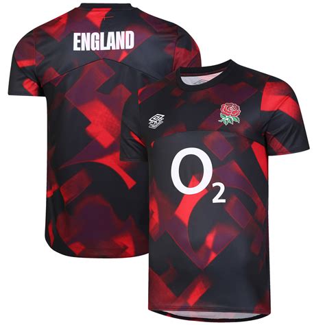 England Rugby Uplift Warm Up Jersey - Black