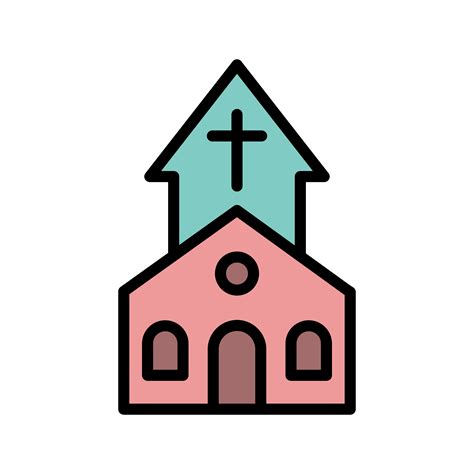 Church Vector Icon 355452 Vector Art at Vecteezy