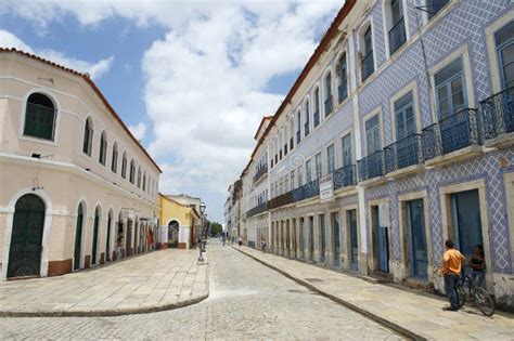 Sao Colonial Brasileiro Português Luis Brazil De Rua Portugal Da ...