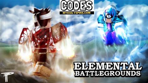 Elemental Battlegrounds Codes September 2023 Mydailyspins.com