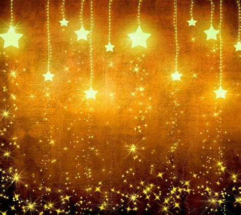 Star Shower, abstract, background, christmas, gold, holiday, yellow, HD ...