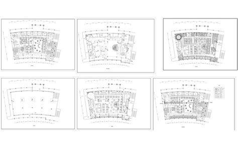 Bar CAD Floor Plan Decors & 3D Models | DWG Free Download - Pikbest