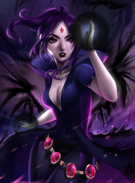 ArtStation - Raven of Teen Titans Fan art