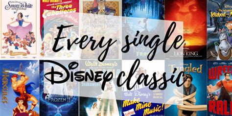 Every Disney Animated Movie (61 in All) and How To View Them