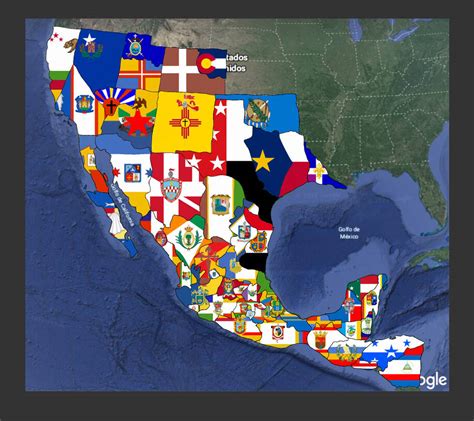 Flag map of mexican states (alt mexican Empire) by CB02dumpster on ...