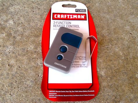 Craftsman Sears Remote 139.53681B Garage Door Opener 53681B 53681 139. ...