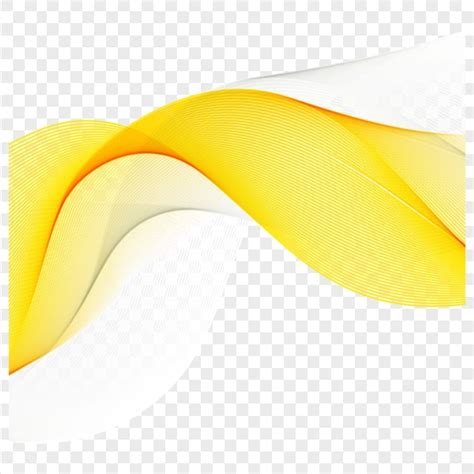 Yellow & White Lines Abstract Transparent PNG | Citypng