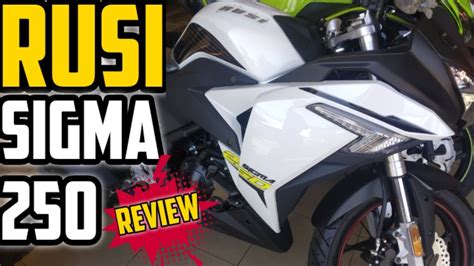 RUSI SIGMA 250 SPECS AND PRICE REVIEW - YouTube