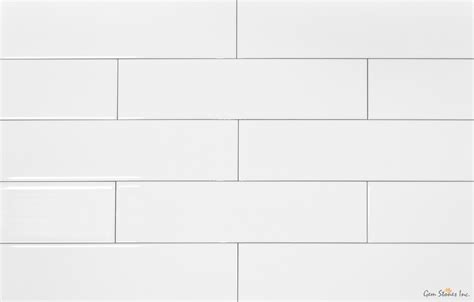 4 X 16 Matte White Subway Tile - House for Rent