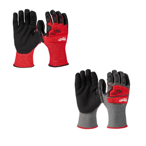 Milwaukee Impact Cut Resistant Nitrile Gloves - BC Fasteners & Tools