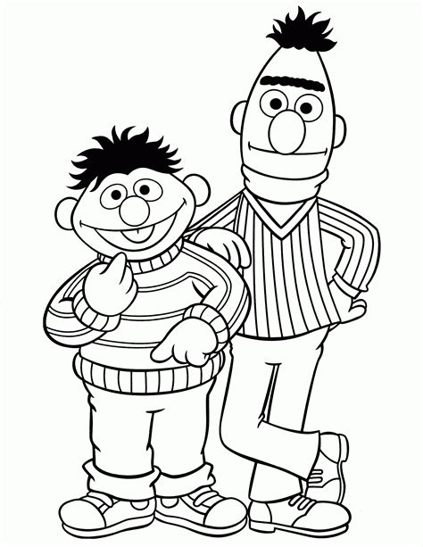 Sesame Street Count Coloring Pages - Coloring Home