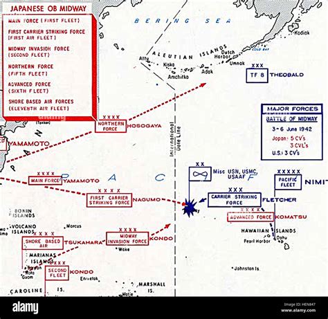 Battle Of Midway Map