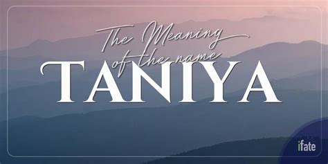 The Meaning of the Name "Taniya", and Why Numerologists Like It