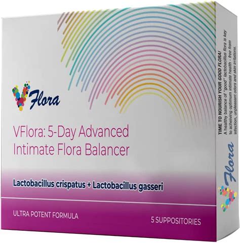 Vagibiom 5-Day Vflora Vaginal Suppositories with Lactobacillus Gasseri ...