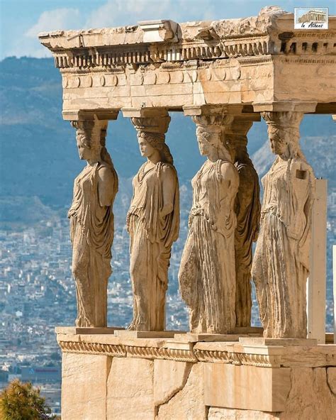 caryatids on the Acropolis in Athens (1080X1350) : r/Astuff