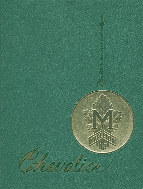 1966 yearbook from Mapleton High School from Ashland, Ohio for sale