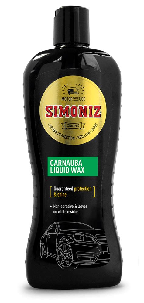 Simoniz Carnauba Liquid Wax 500ml | Car Wax and Polish