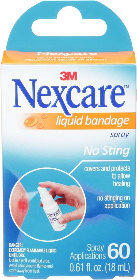 No-Sting Liquid Bandage Spray, 0.61oz : Amazon.com.mx: Salud y Cuidado ...