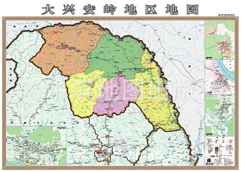 黑龙江省 大兴安岭地区地图 行政区划 街区-阿里巴巴