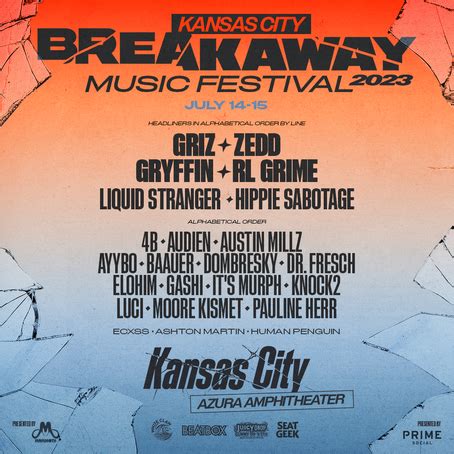 Breakaway Music Festival - Kansas City 2023 Bonner Springs Line-up ...