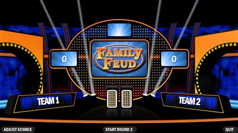 Family Feud Powerpoint Template Free