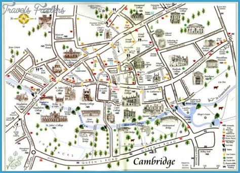 CAMBRIDGE MAP - TravelsFinders.Com