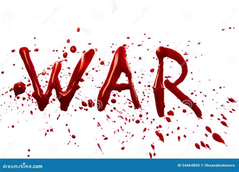 Bloody word War stock photo. Image of pain, peace, danger - 54464800