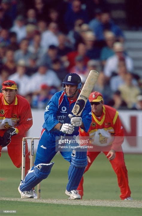 Graham Thorpe batting, Cricket World Cup 1999, England v Zimbabwe at ...