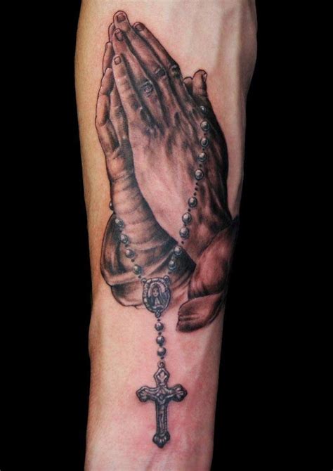 Arm Praying Hands Hand Tattoos For Men - Viraltattoo