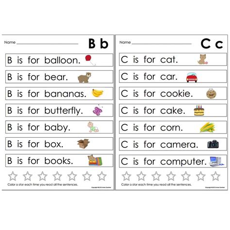 Learning ABC Alphabet Sentences English Training Book Child | Shopee ...