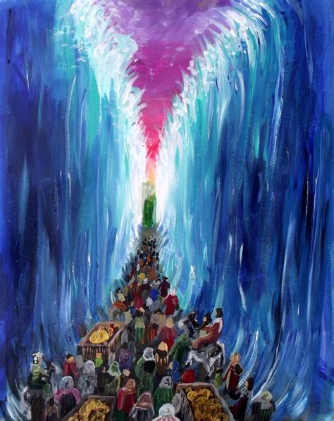 Crossing the red sea, Prophetic art, Bible art