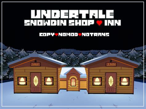 Second Life Marketplace - Undertale - Snowdin Shop & Inn