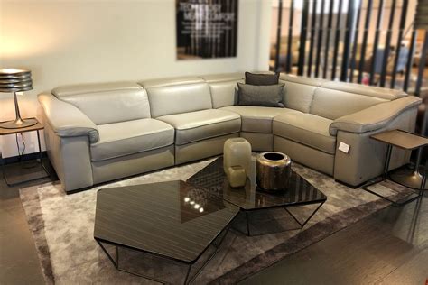 Natuzzi Leather Sectional Sofa | Baci Living Room