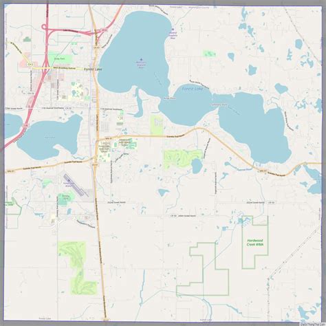 Map of Forest Lake city, Minnesota - Thong Thai Real