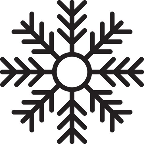 Snowflake icon clip art 22188429 PNG