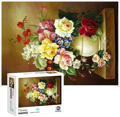 Flowers – 1000 Piece Jigsaw Puzzle – Puzzle Club Canberra