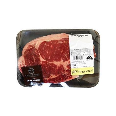 Double R Ranch USDA Choice Prime Roasted Bone In Ribeye (1 lb) - Instacart