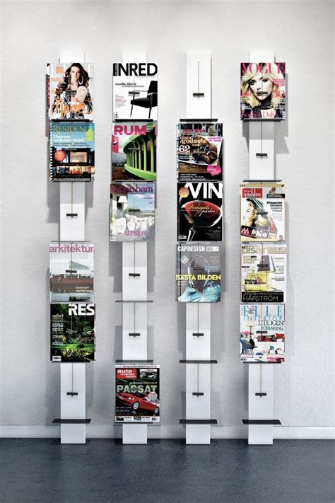 wall mounted magazine rack, display rack, broschure stand | Magazine ...