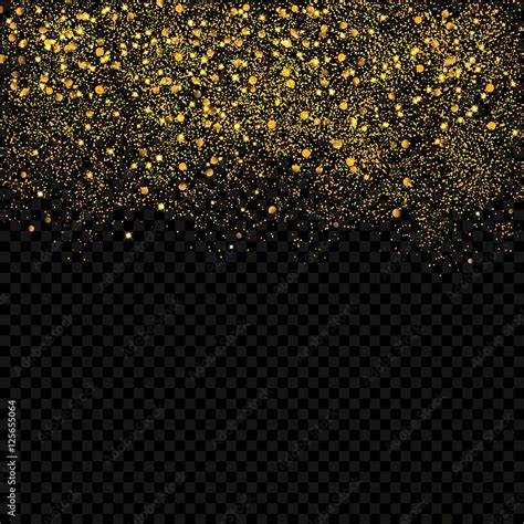 Gold sparkles confetti. Gold glitter abstract background. Luxury golden ...