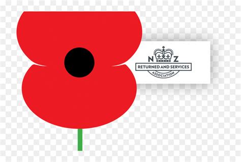 Nz Rsa Poppy , Png Download - Anzac Poppy Clipart, Transparent Png - vhv